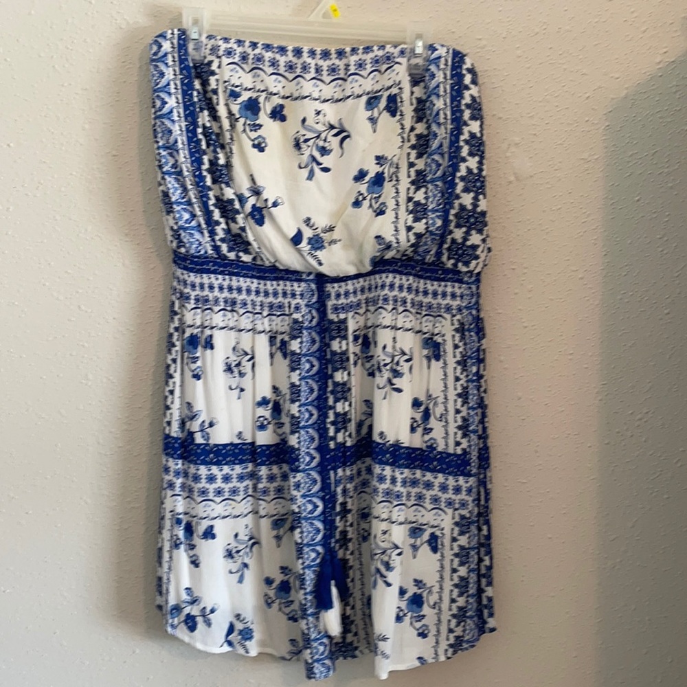 Summer tube top dress